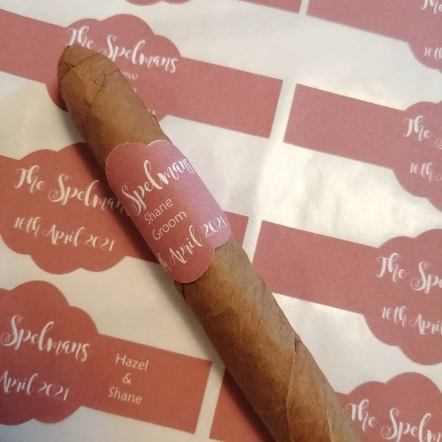 Cigar wraps groom party gifts - Bluesky's creation