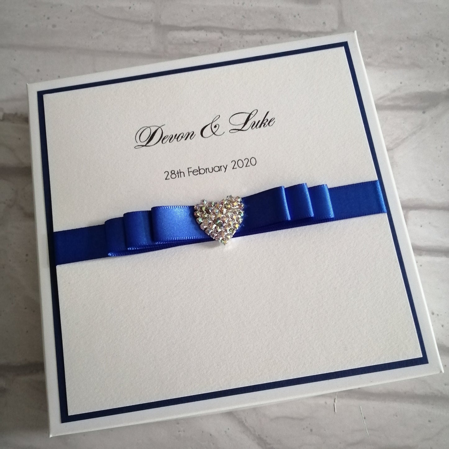 Wedding Day Keepsake Son / Daughter Card - Bluesky's creation