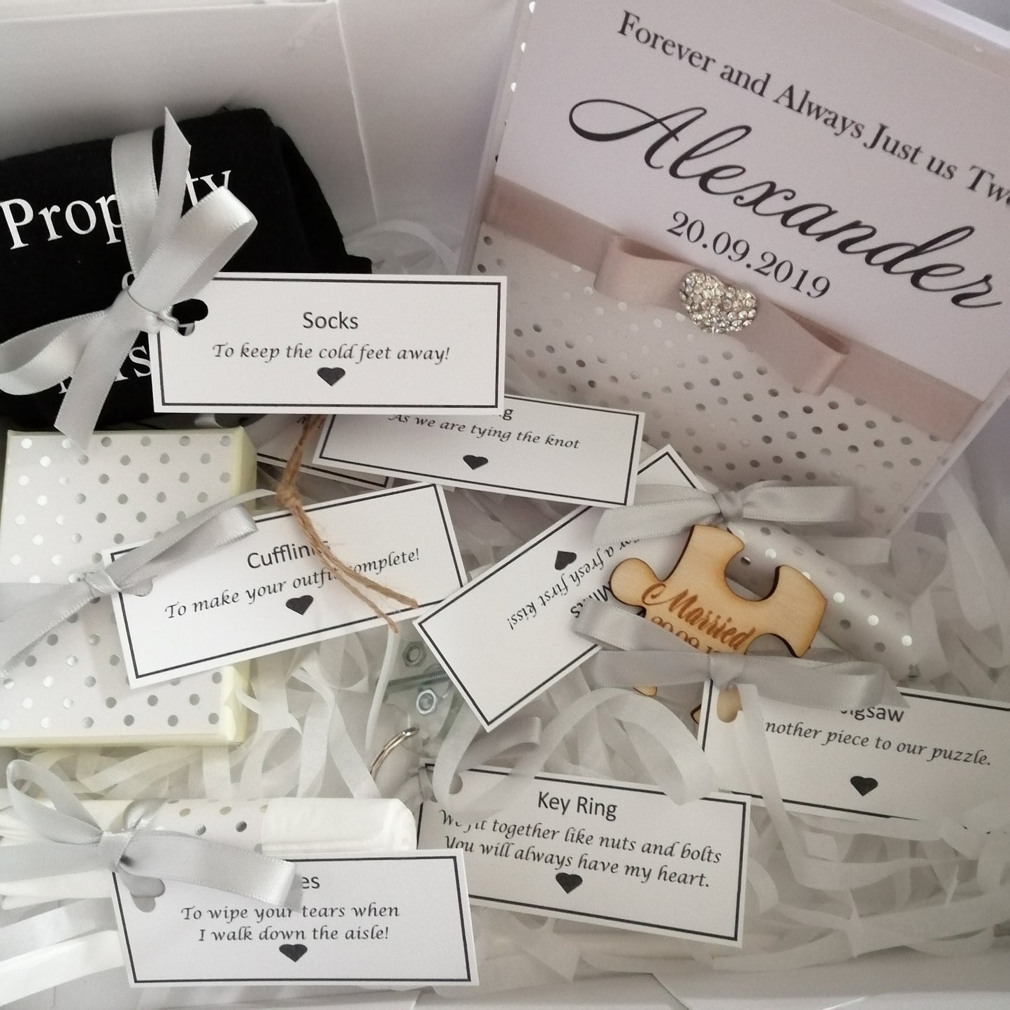 Groom Keepsake Gift Box - Bluesky's creation