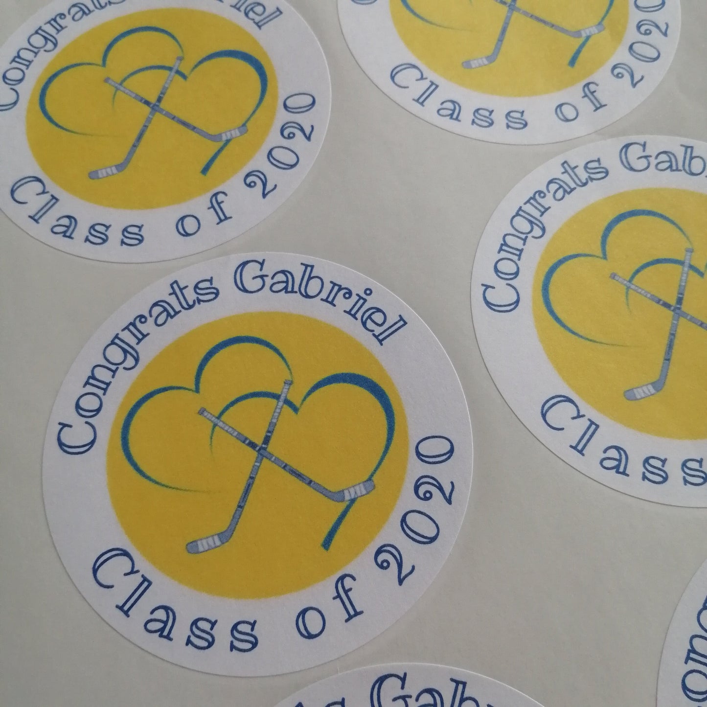 Hockey Puck Sticker 6.9cm - Bluesky's creation