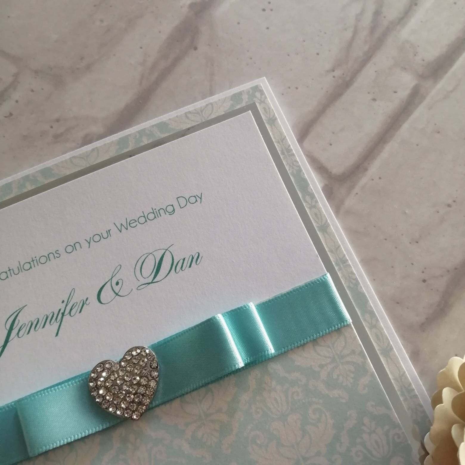 Congratulations on your Wedding Day Card - Bluesky's creation
