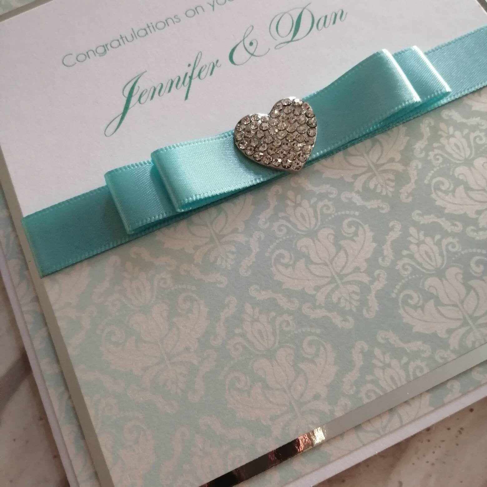 Congratulations on your Wedding Day Card - Bluesky's creation