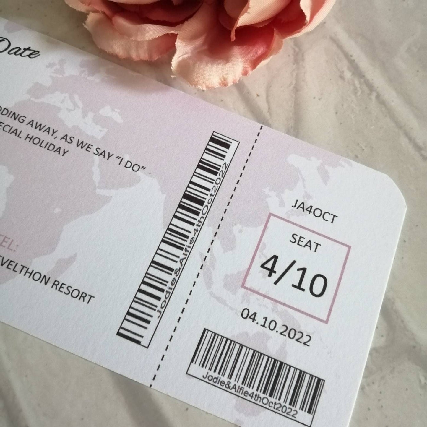 Boarding pass - Bluesky's creation