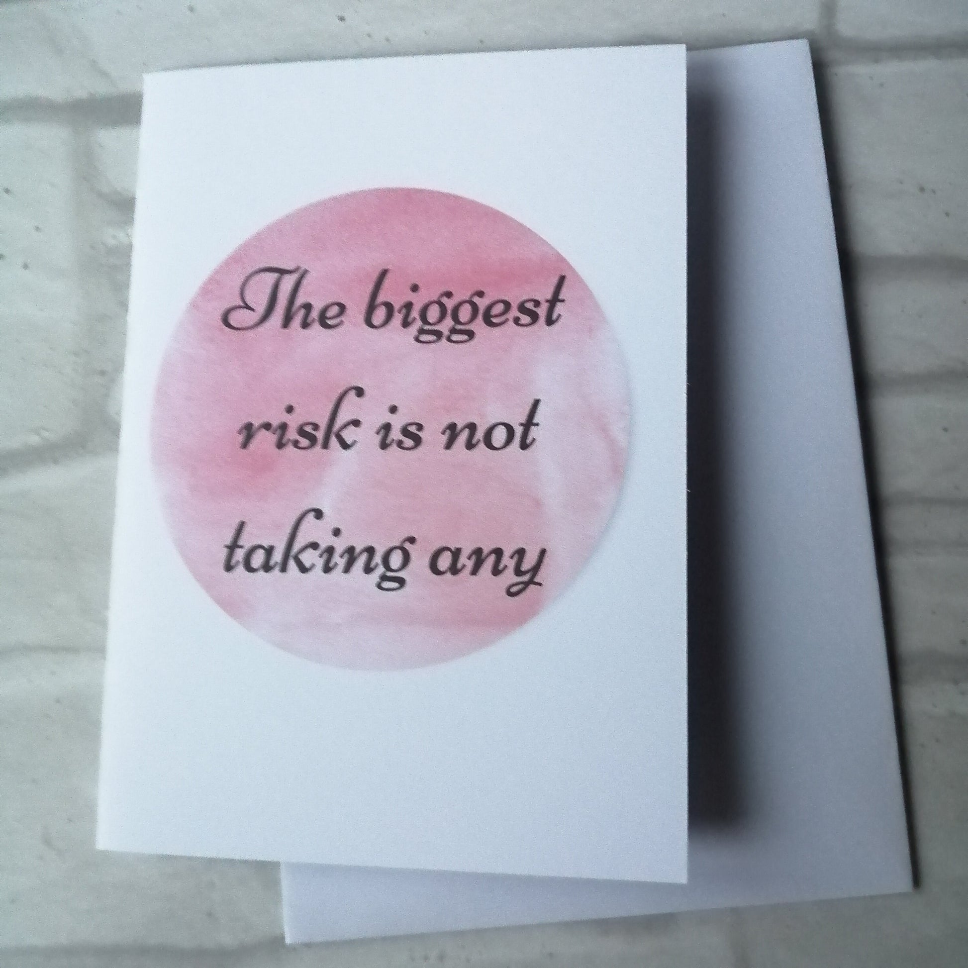The biggest risk is not taking one Card - Bluesky's creation