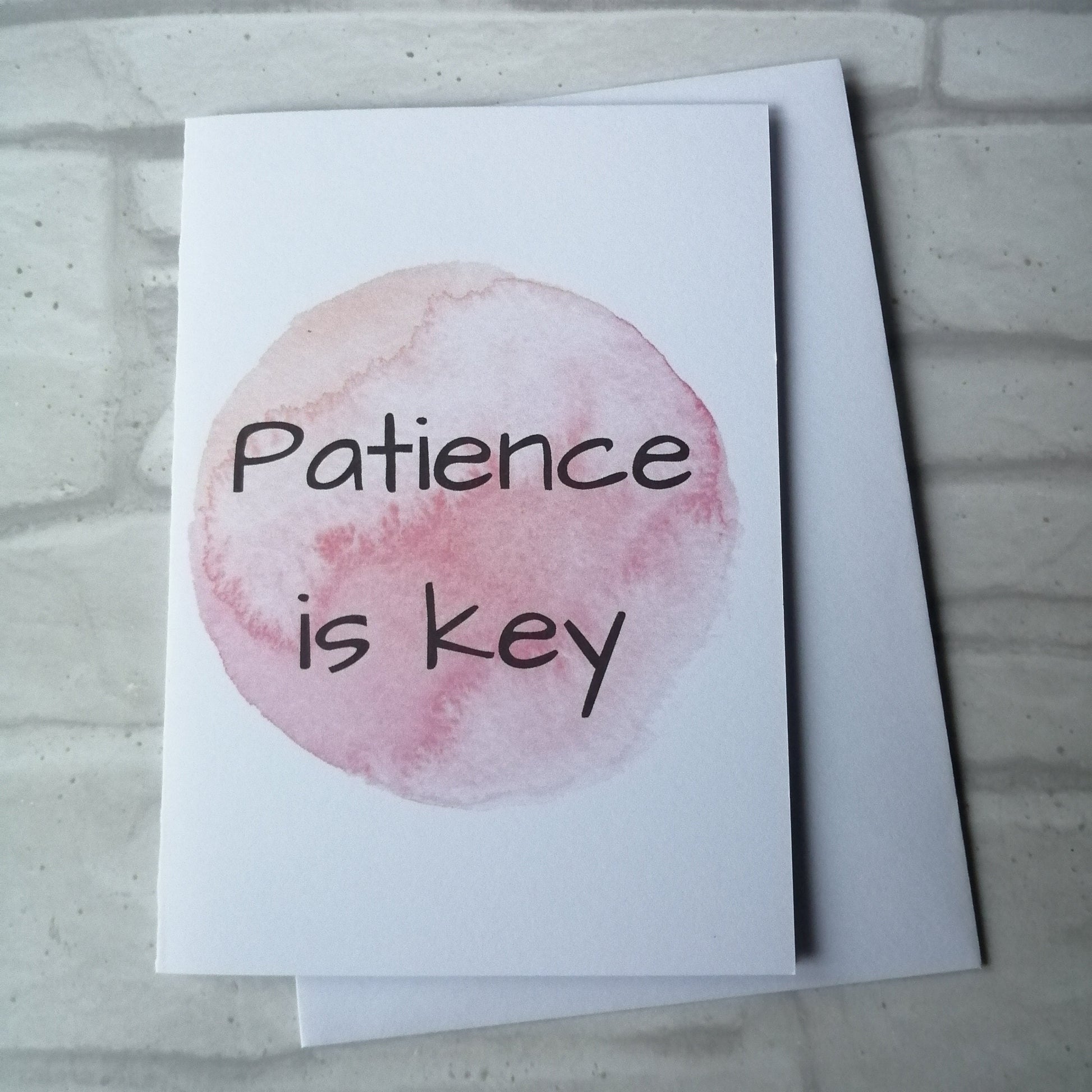Patience is key Card - Bluesky's creation