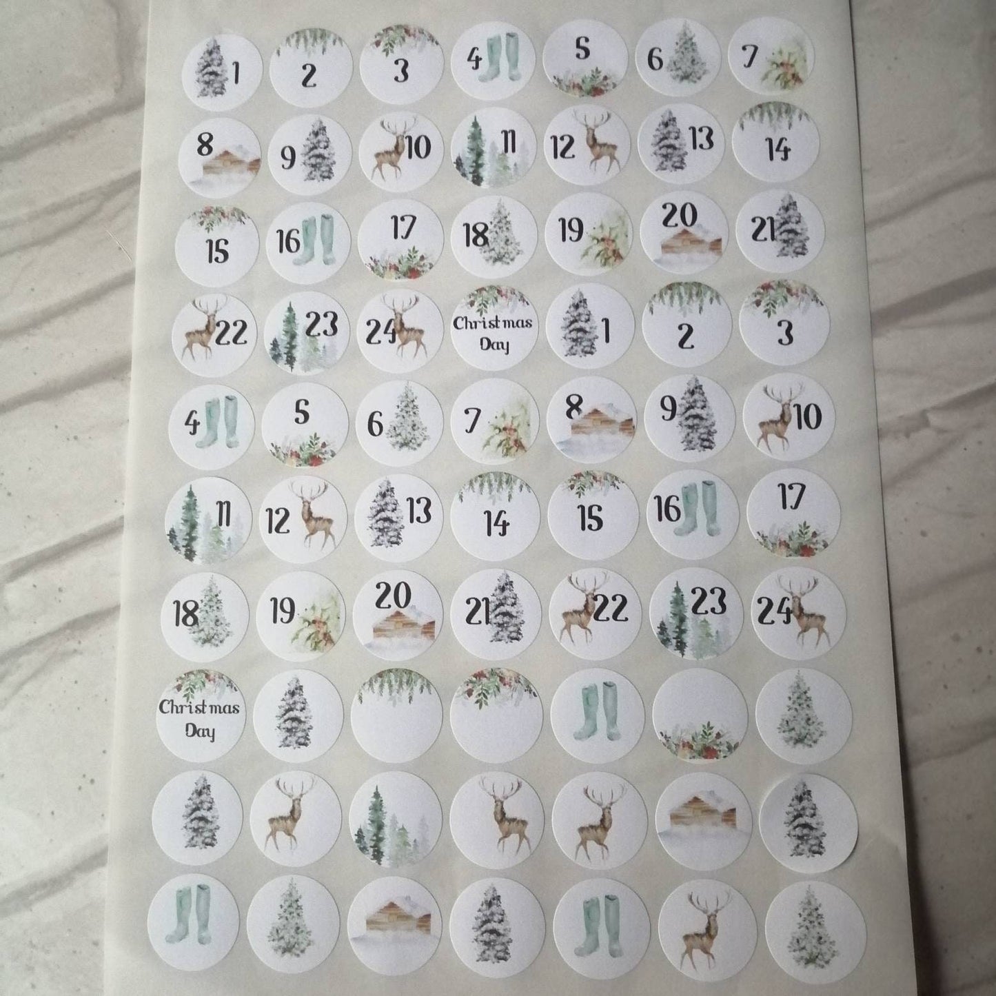 Winter wonderland Advent 2.5cm