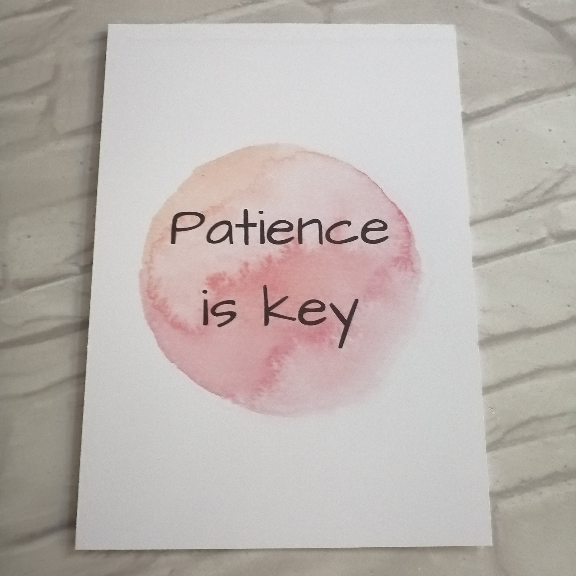 Patience is key Print - Bluesky's creation