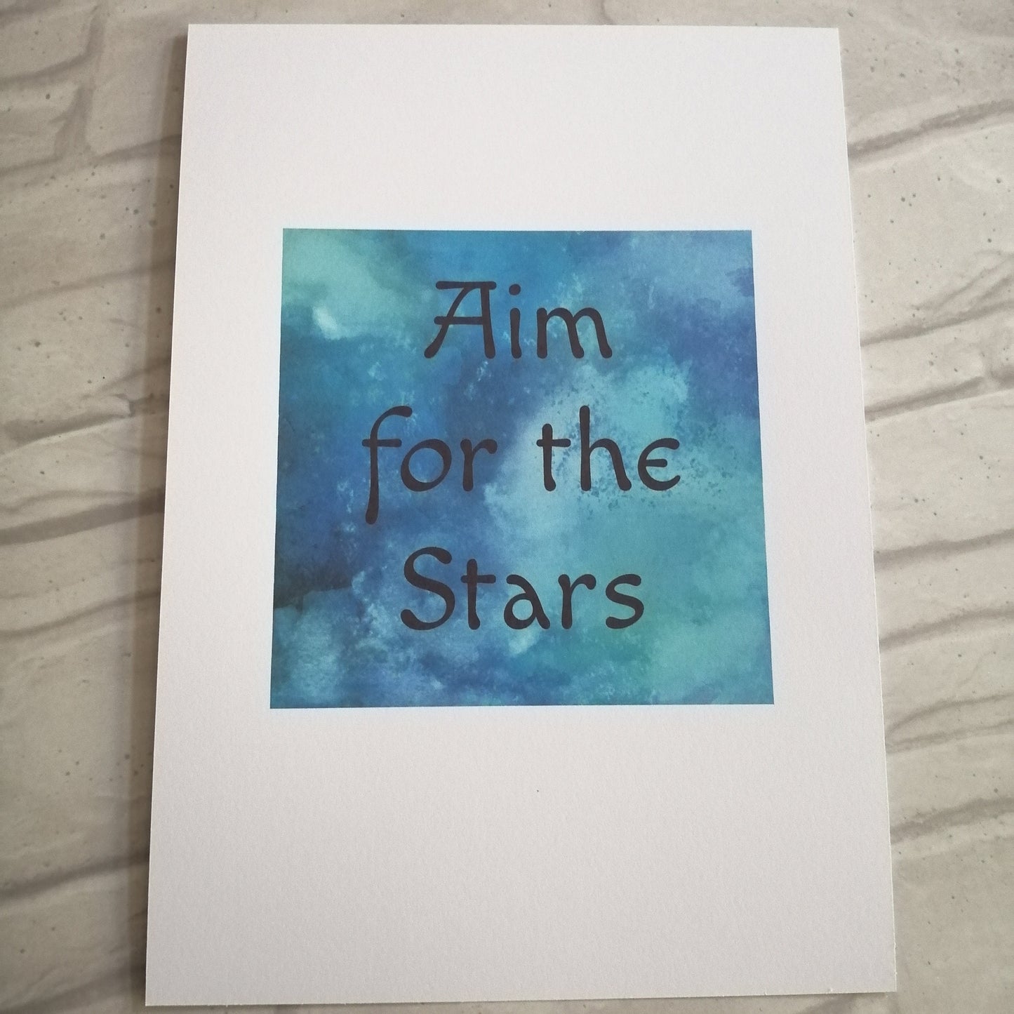 Aim for the Stars Print