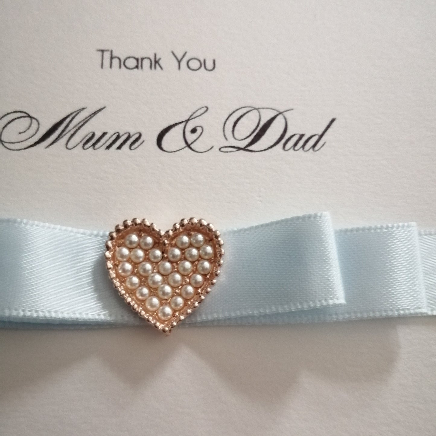 Thank You Blue Wedding Card - Bluesky's creation