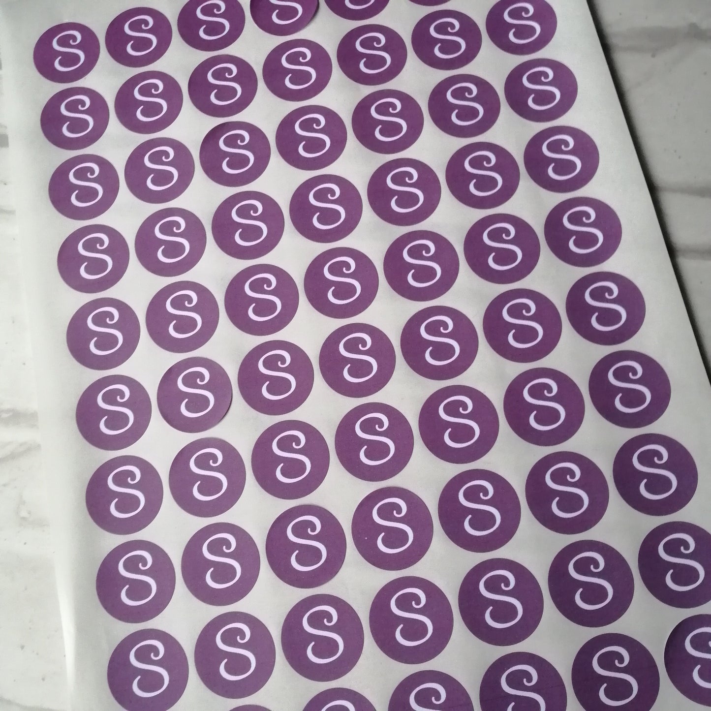 Initial stickers 2.5cm - Bluesky's creation