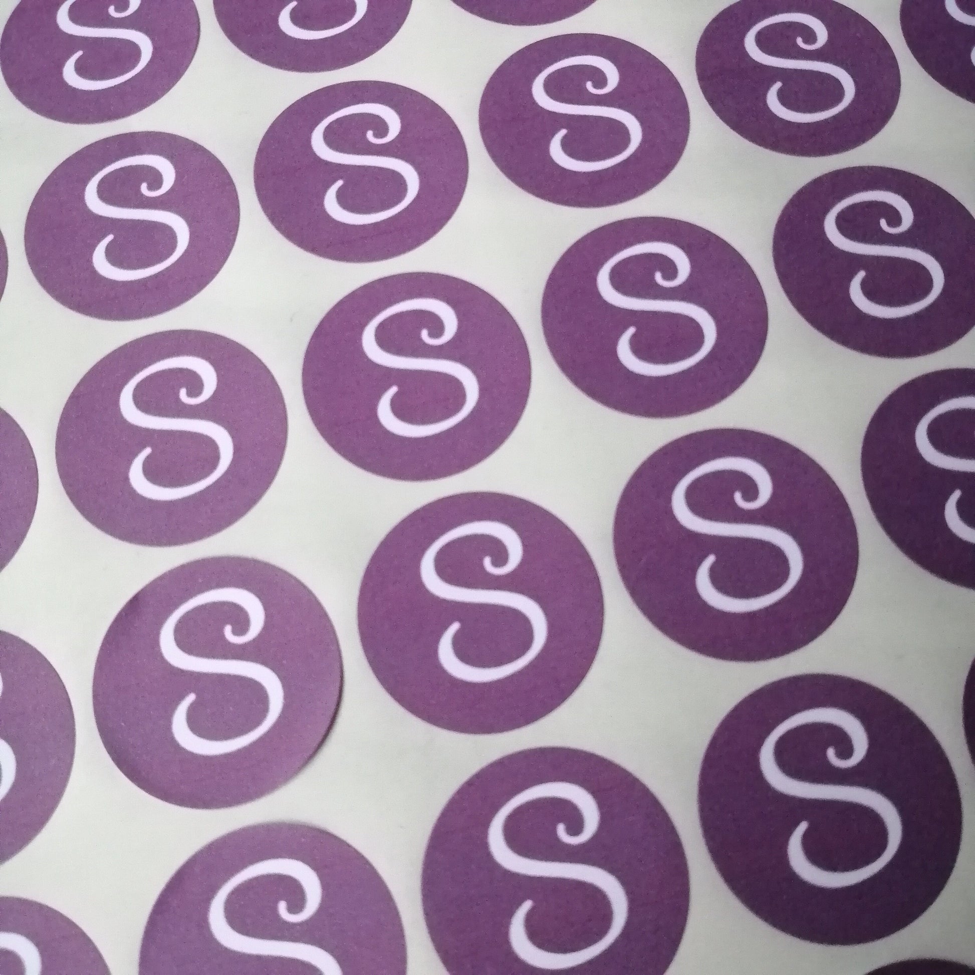 Initial stickers 2.5cm - Bluesky's creation