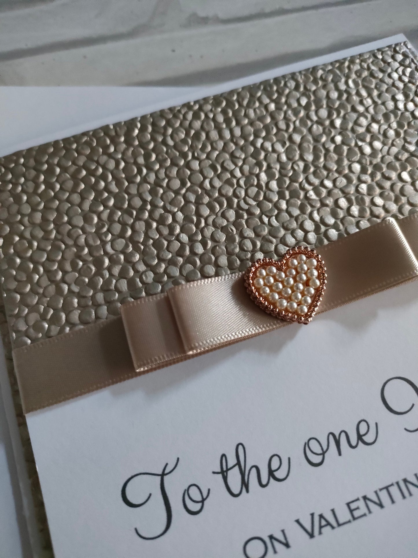 Valentines to the one I Love Heart Card - Bluesky's creation