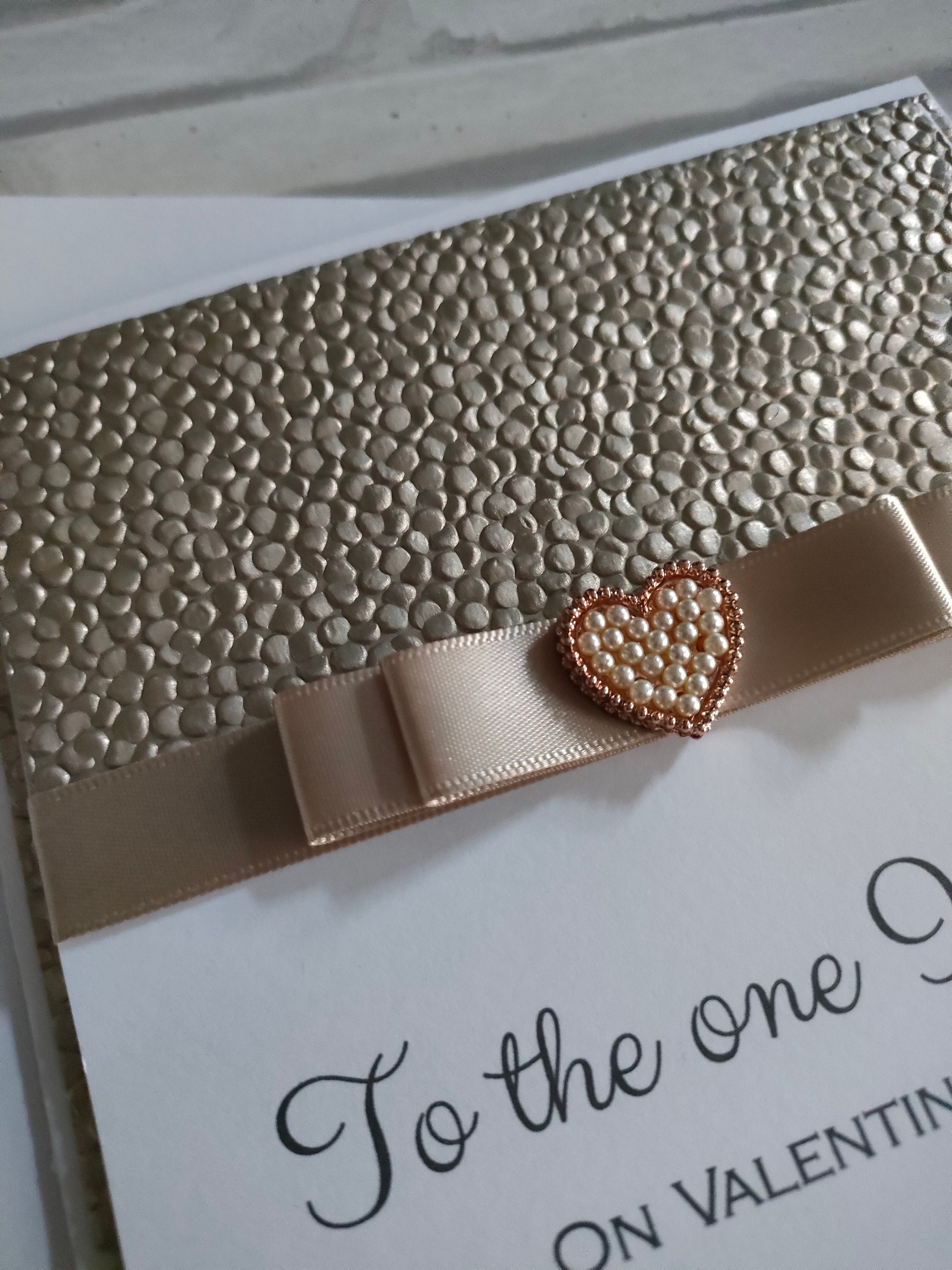 Valentines to the one I Love Heart Card - Bluesky's creation