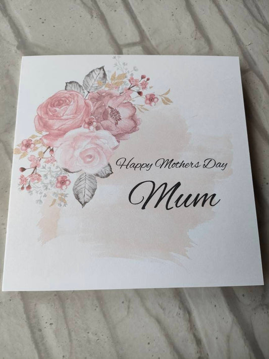 Mother's Day Grey and pink roses