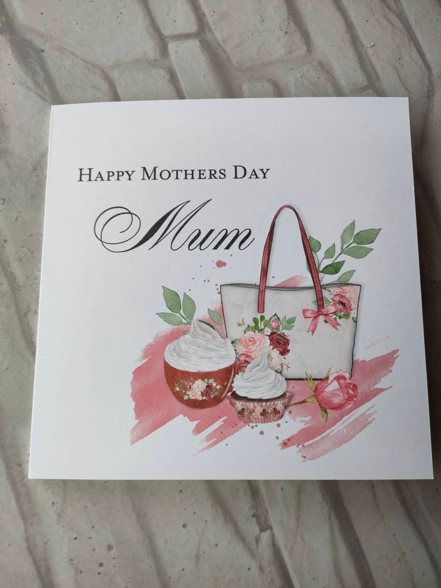 Mother's Day Handbag, coffee and cake - Bluesky's creation
