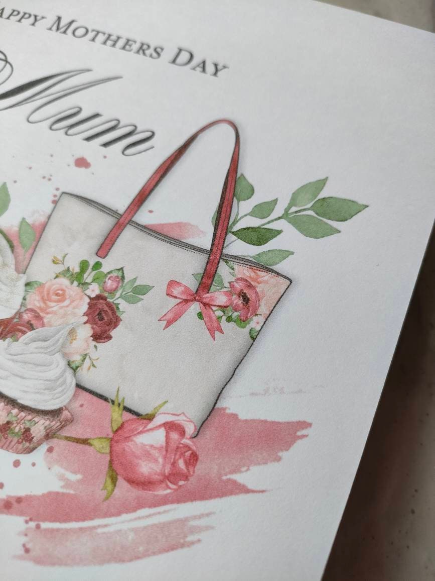 Mother's Day Handbag, coffee and cake - Bluesky's creation