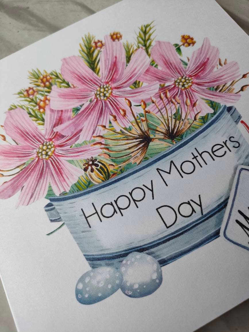 Mother's Day Flower basket arrangement - Bluesky's creation