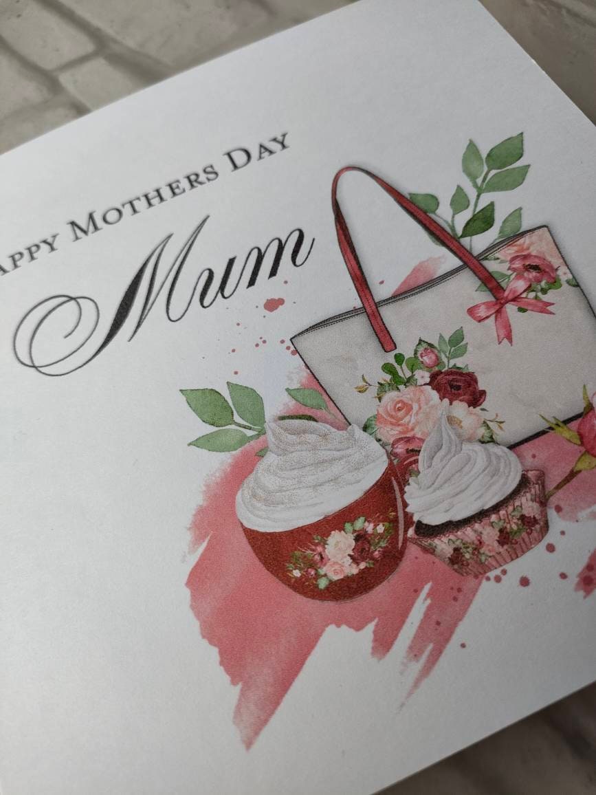 Mother's Day Handbag, coffee and cake - Bluesky's creation