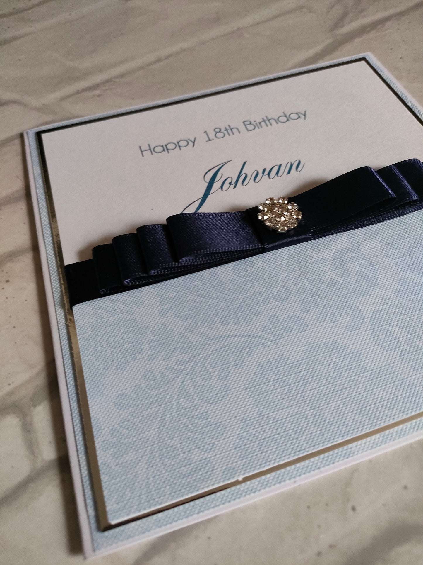 Navy Blue 18th Birthday - Bluesky's creation