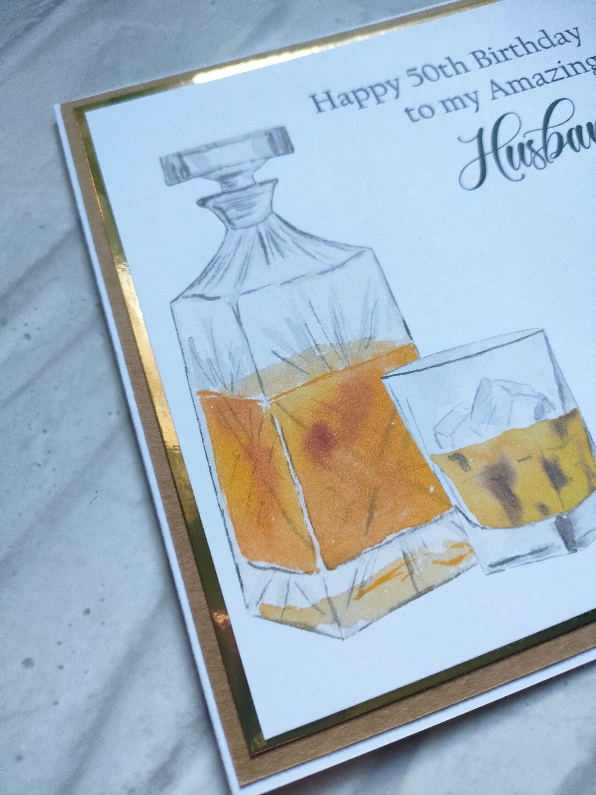 50th Whiskey Card - Bluesky's creation
