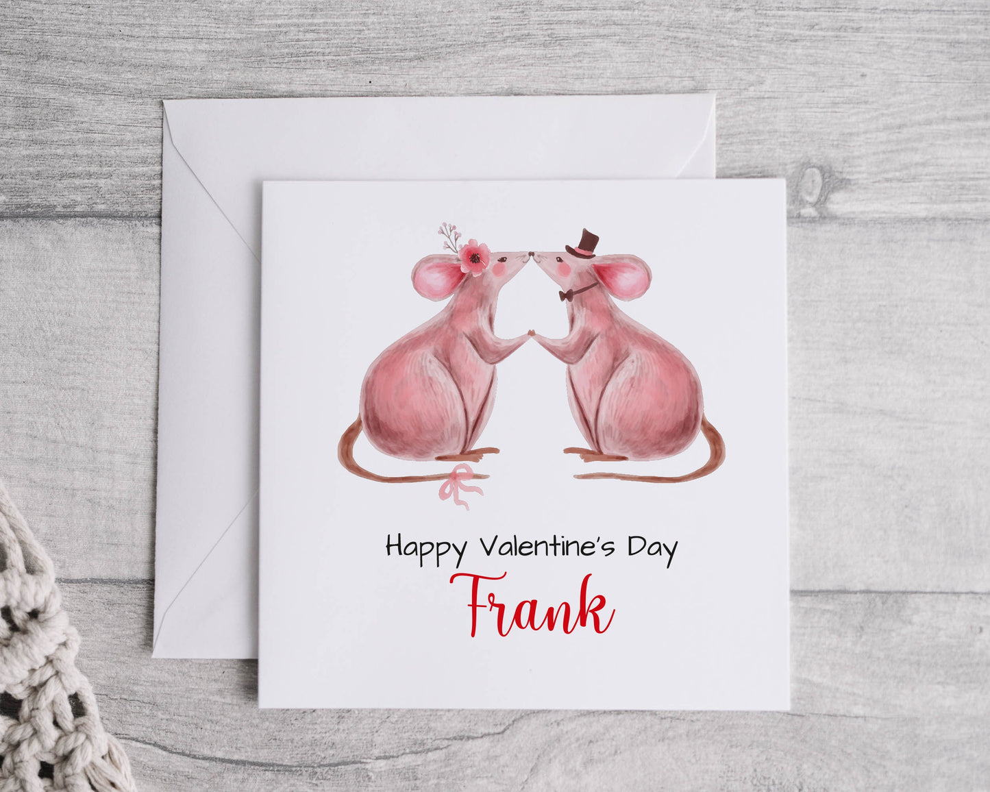 Mouse Valentines Card - Bluesky's creation