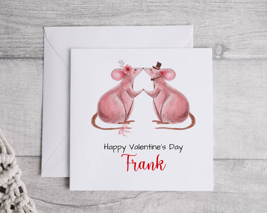 Mouse Valentines Card - Bluesky's creation
