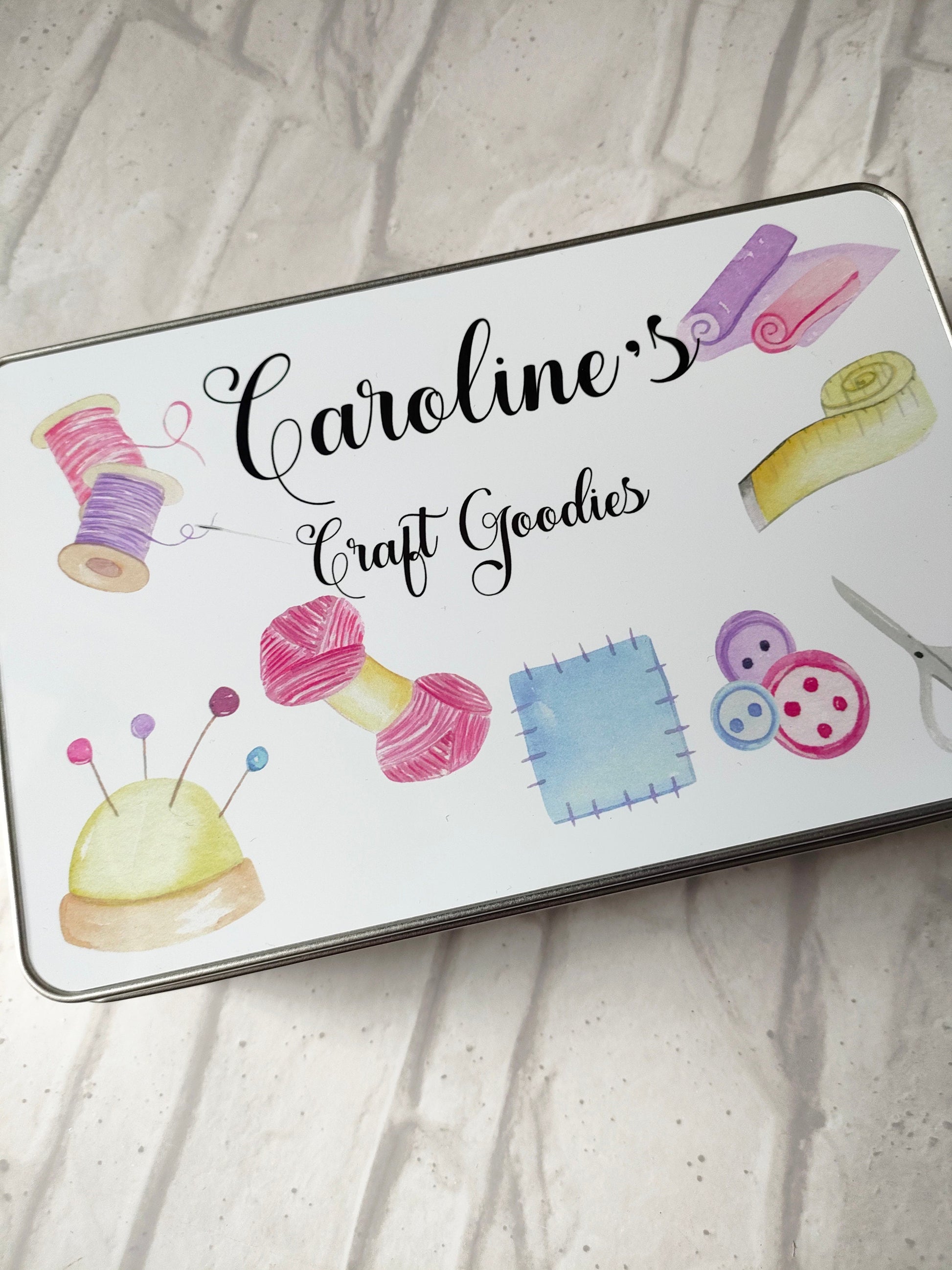 Crafting Gift Tin - Bluesky's creation