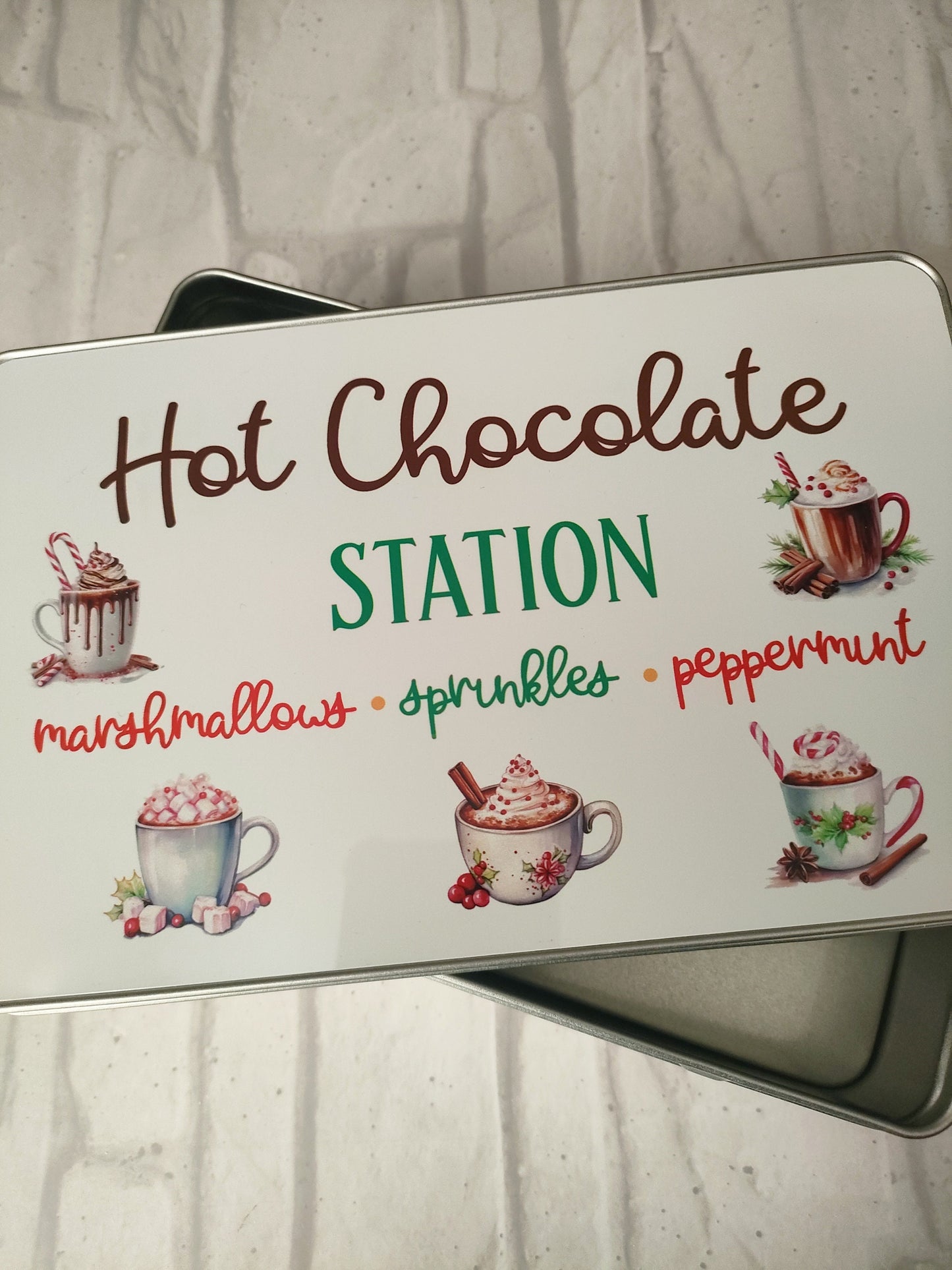 Hot chocolate tin - Bluesky's creation