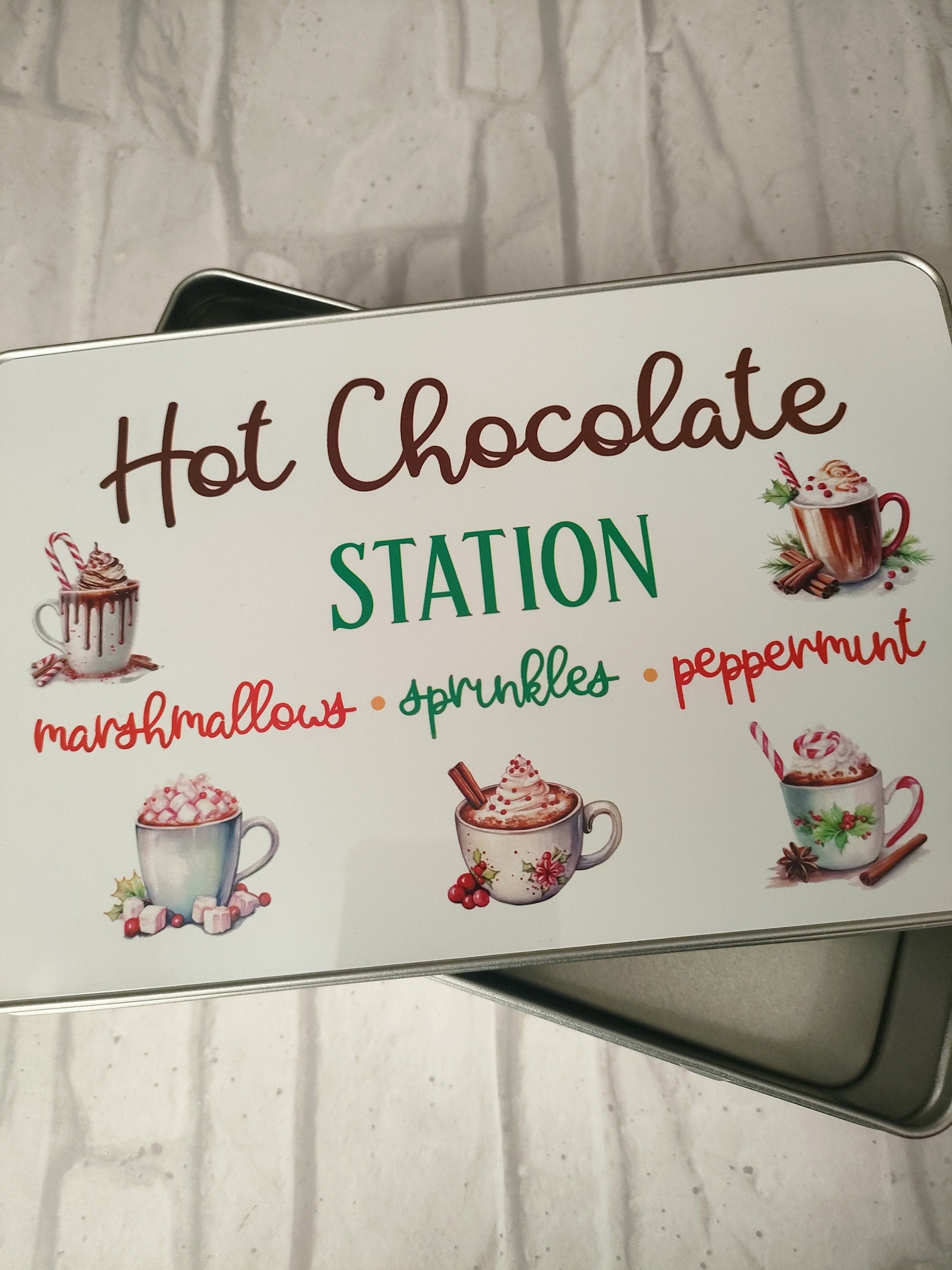 Hot chocolate tin - Bluesky's creation