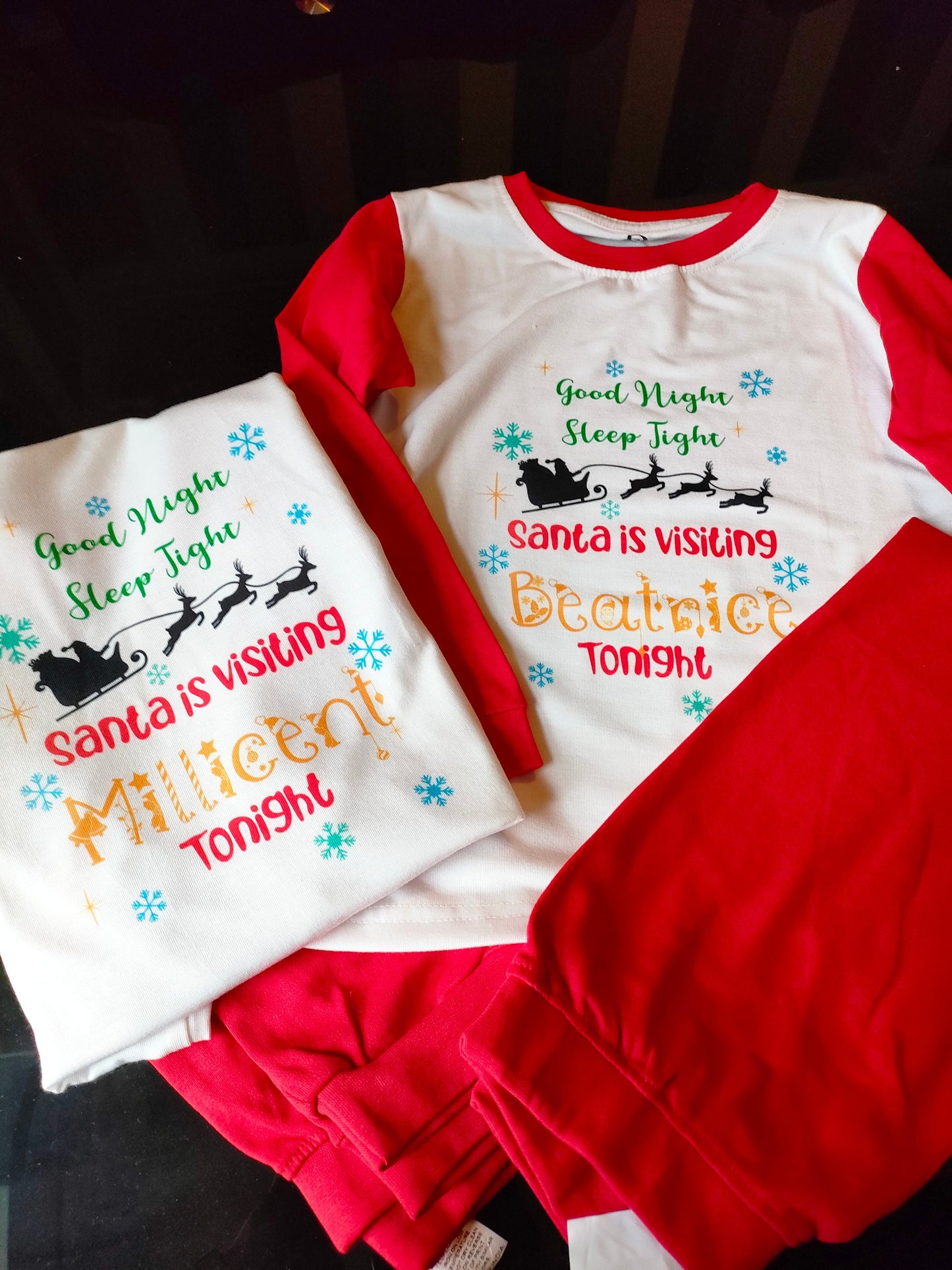 Childrens christmas Eve Pyjamas - Bluesky's creation