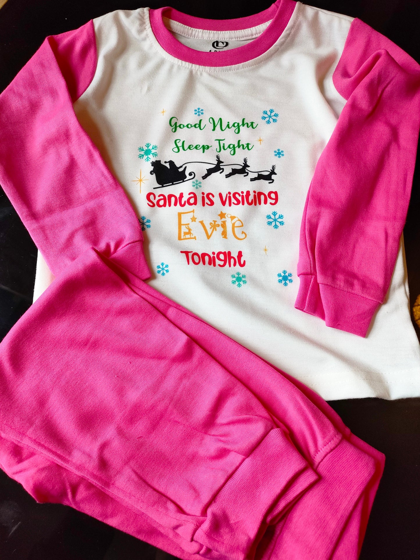 Childrens christmas Eve Pyjamas - Bluesky's creation
