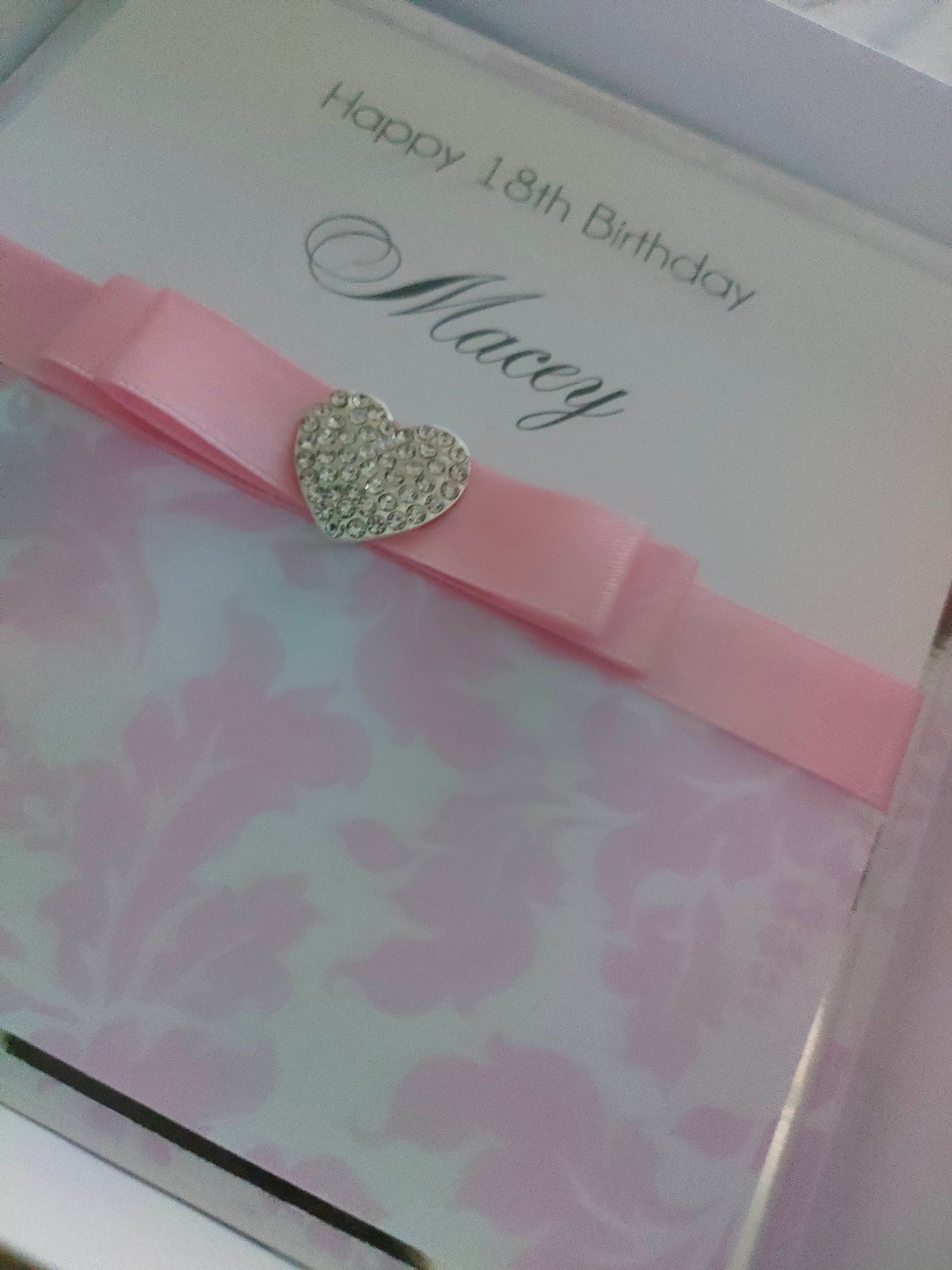 Pink damask hearts - Bluesky's creation