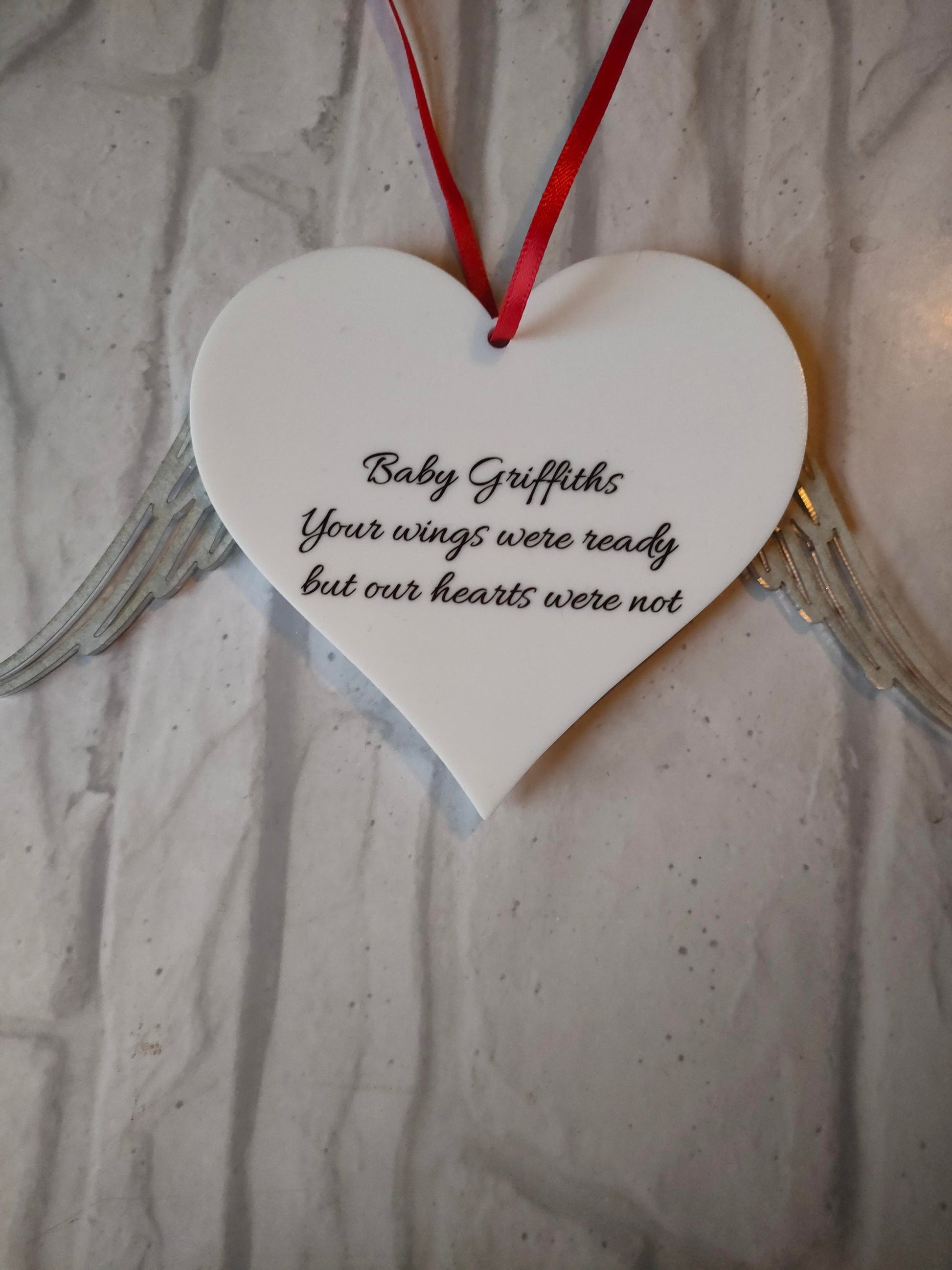Memory Angel Photo Bauble - Bluesky's creation