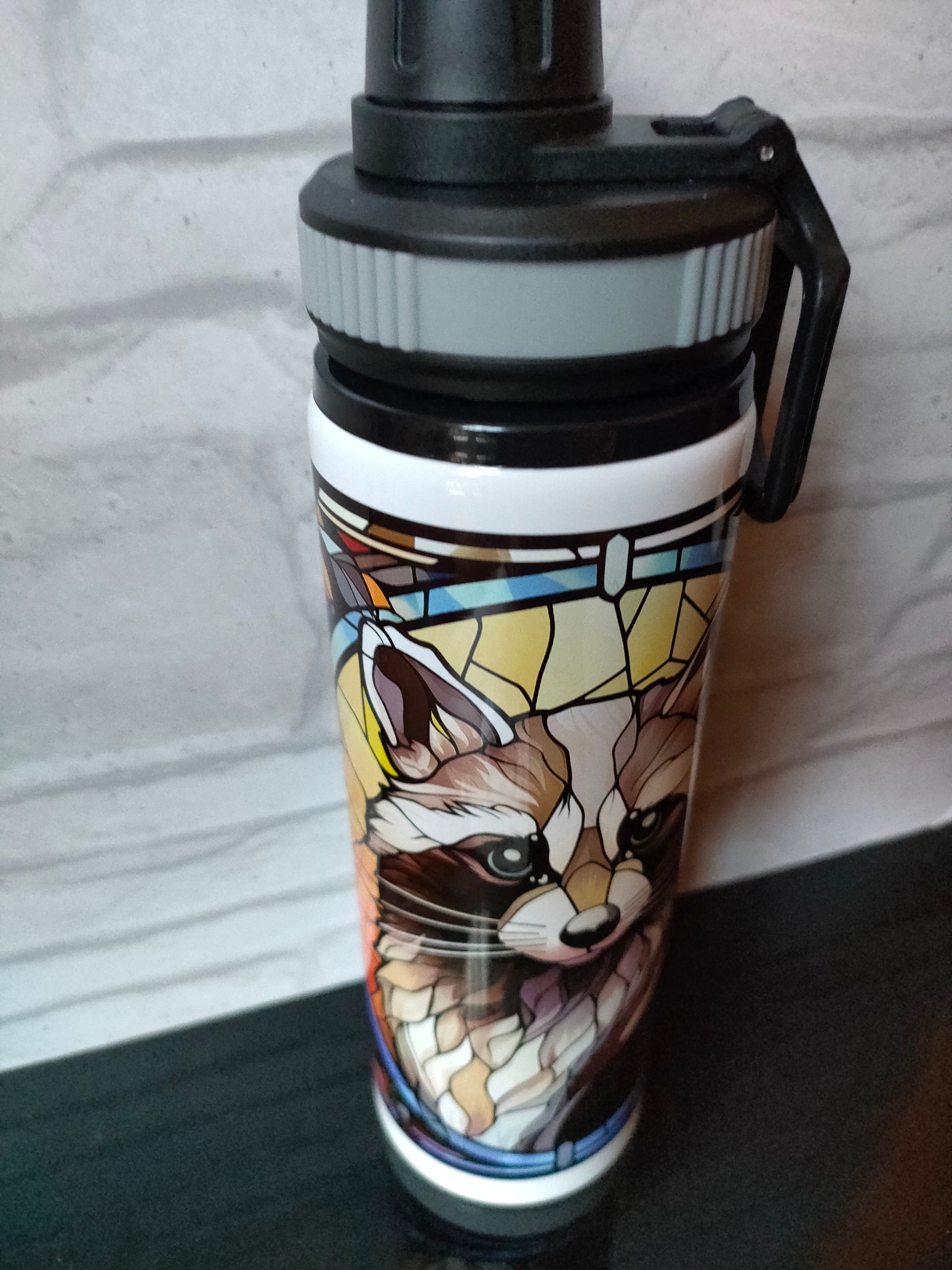 Racoon Bottle - Bluesky's creation
