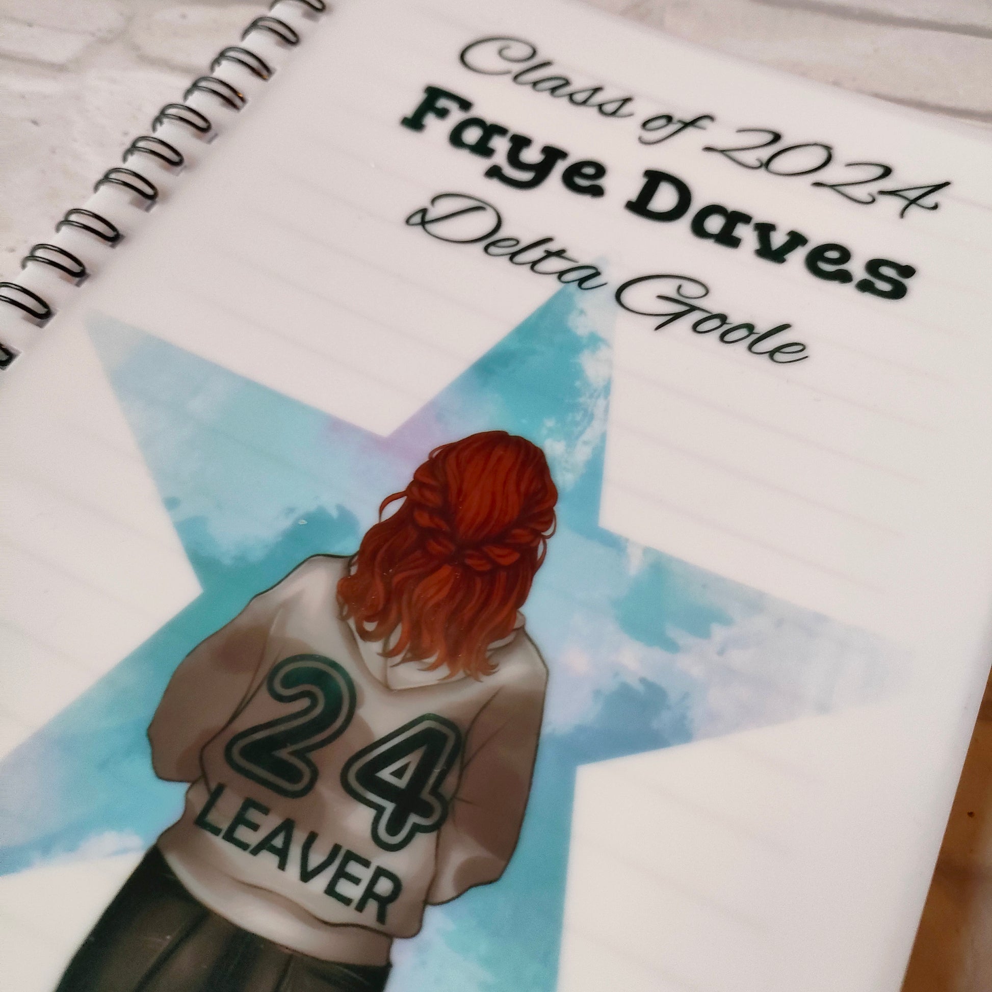 2024 GCSE school leavers Notebook - Bluesky's creation