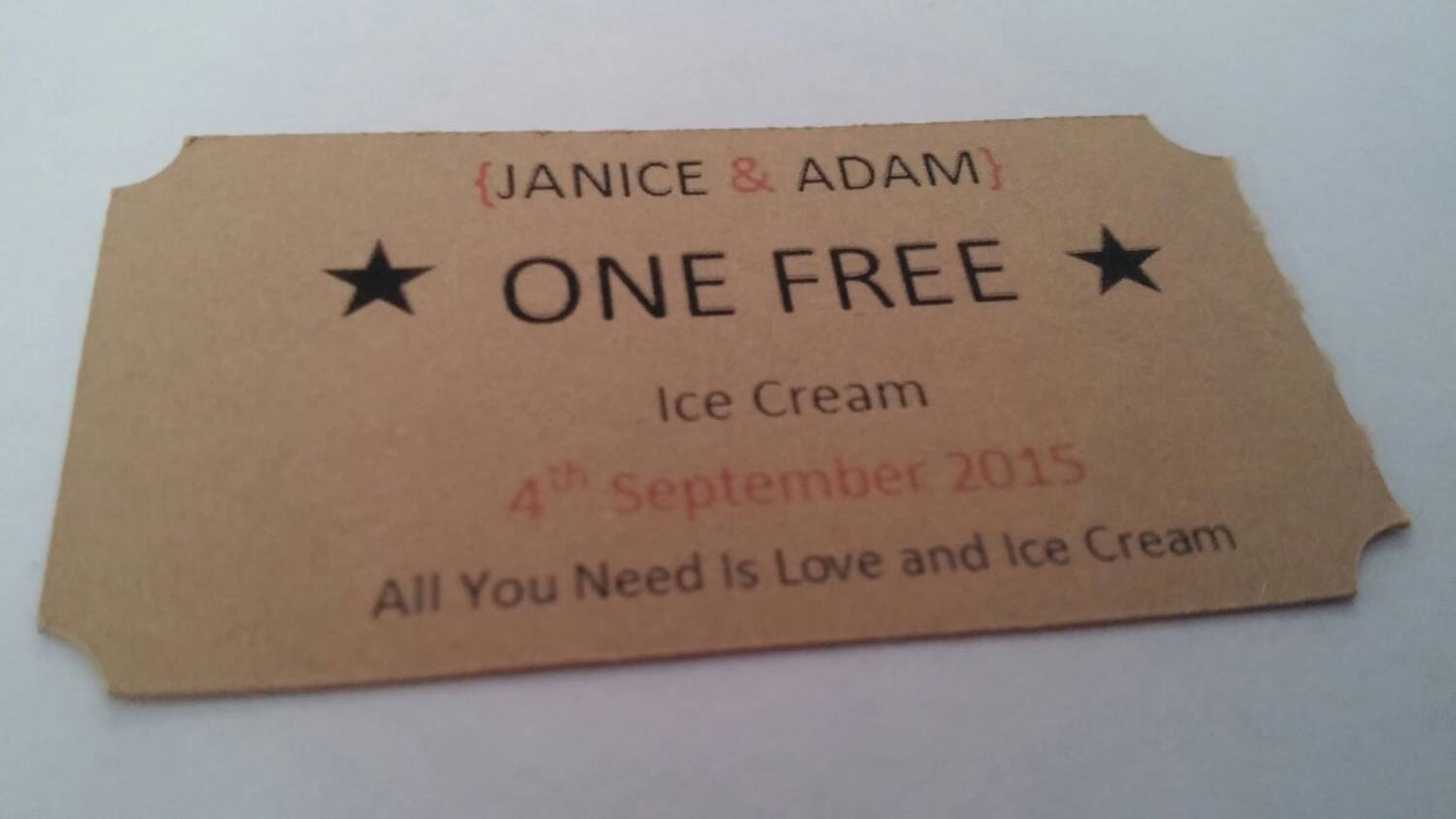 One Free Drink Tokens