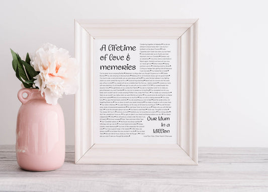 Lifetime of Memories print - Bluesky's creation