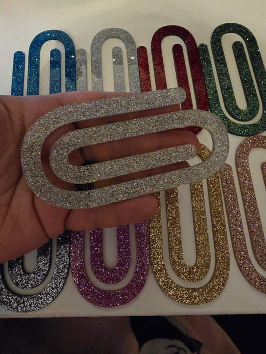 Glitter Acrylic Giant Clips