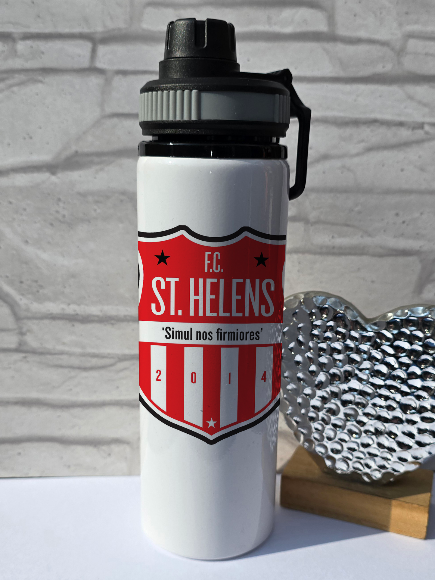 St helens fc 850ml Team Bottle - Bluesky's creation