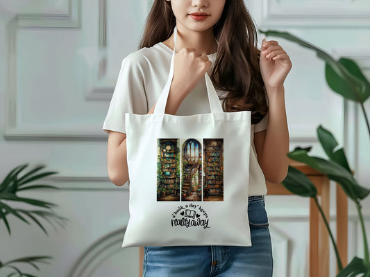 Book lovers tote bag - blueskys creation