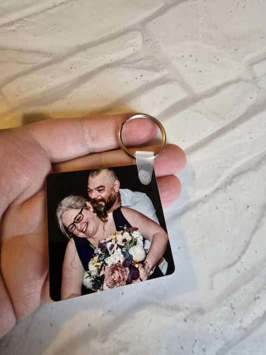 Personalised Photo Keyring - blueskys creation