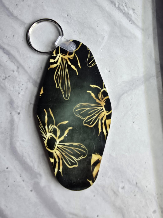 Queen Bee Motel Keyring - blueskys creation