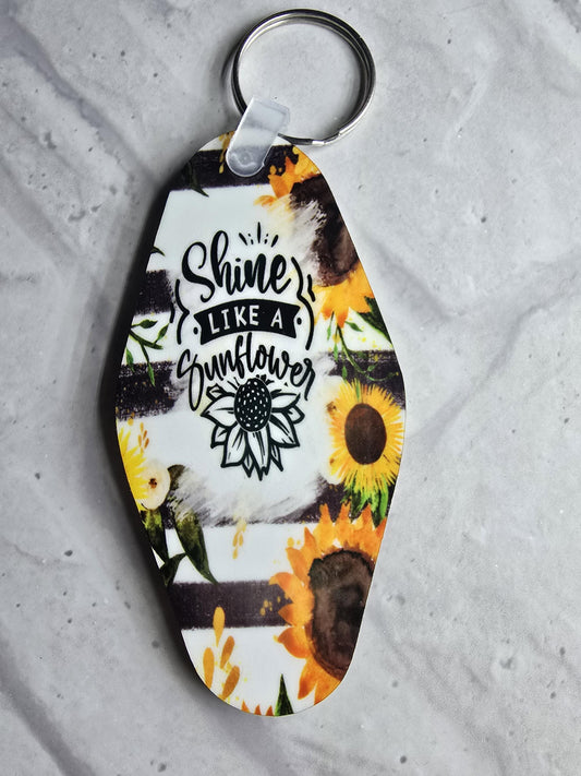 Sunflower Motel Keyring  - blueskys creation