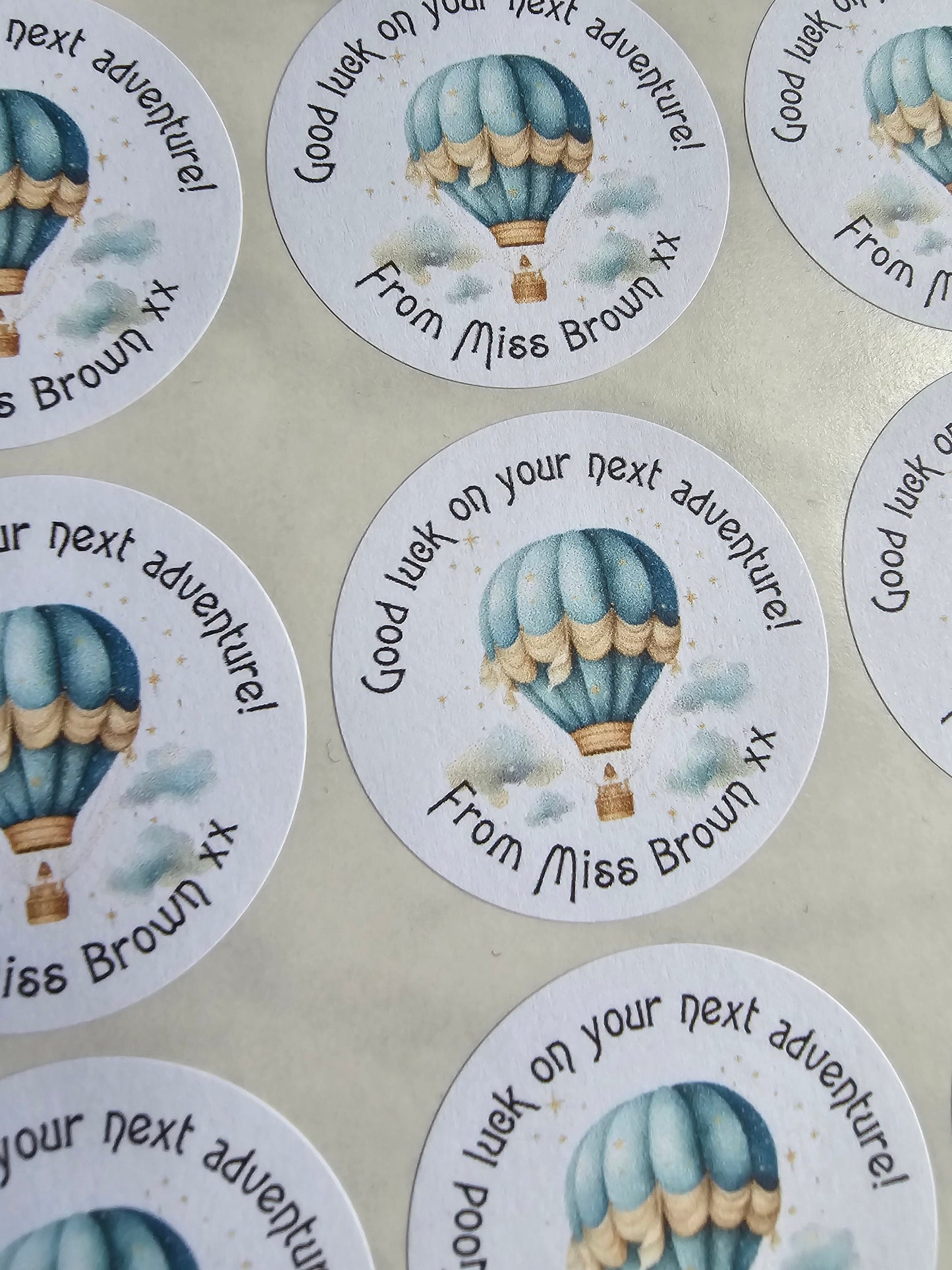 School Leavers Teacher Stickers - Bluesky's creation