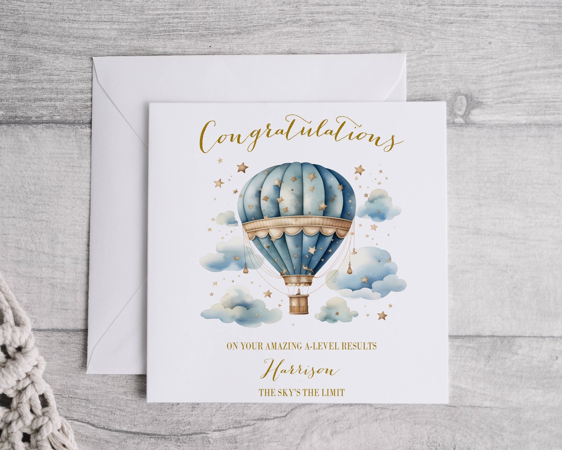 Congratulations Alevels card - Bluesky's creation