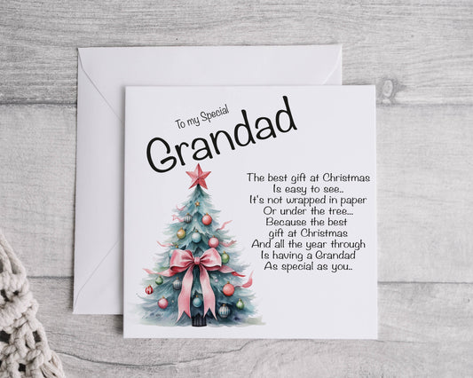 grandad christmas card  blueskys creation