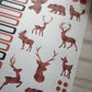 Red Tartan Planner Stickers | Plaid Weekly Kit | Wilderness Daily Diary | Animal Planning Set
