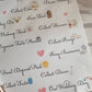 Wedding Planning Check List | Timeline Sticker Set | Bride Diary