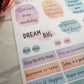 Quote Stickers | Wellbeing Awareness Diary Planning | Inspirational Positive Attitudes | mental health