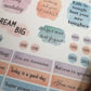 Quote Stickers | Wellbeing Awareness Diary Planning | Inspirational Positive Attitudes | mental health